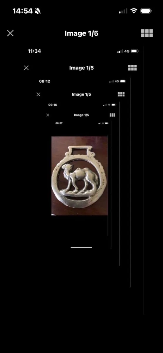 Vintage Brass Camel Bottle Opener - Image 1