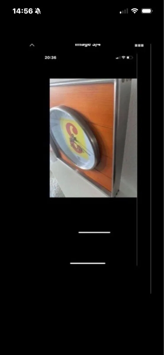 J & B Scotch Whisky Bar Clock - Image 3