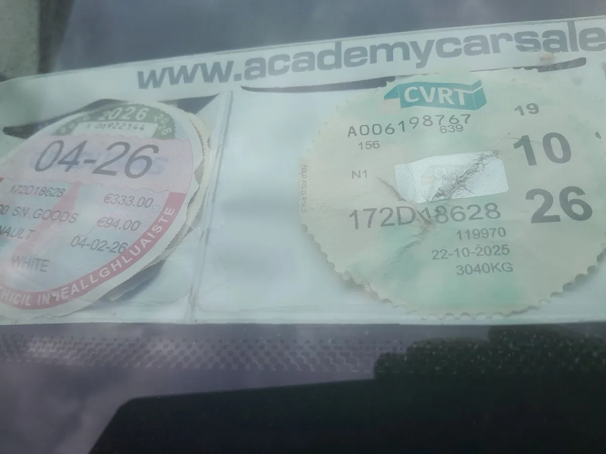 2017 Renault Traffic  d,o.e 10/26 tax 04/26 €7800 - Image 4