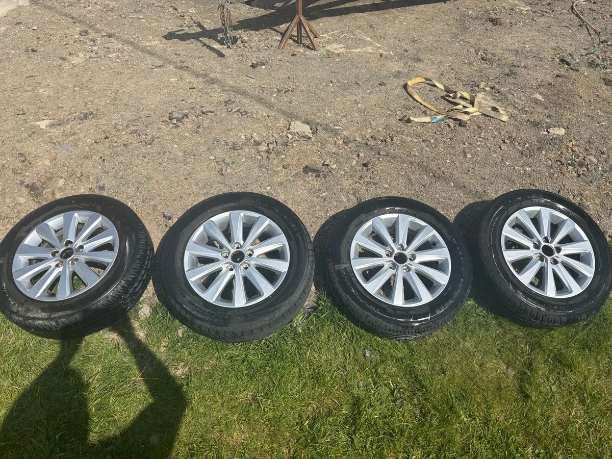 5x100 Alloys and Tires - Image 1