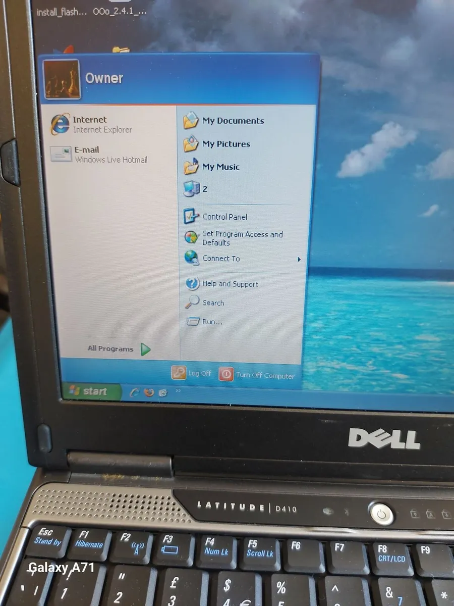 DELL LATITUDE D410, (Vintage), .5GB Ram, 40GB HDD, - Image 4