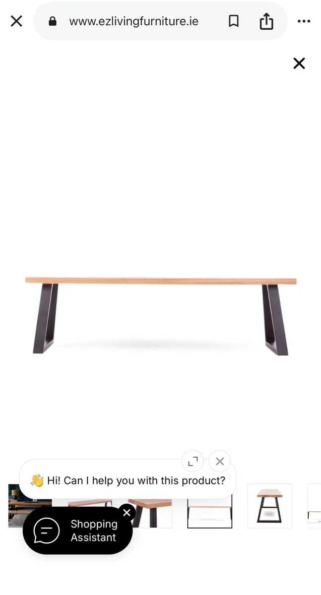 Ez living oak bench - Image 4