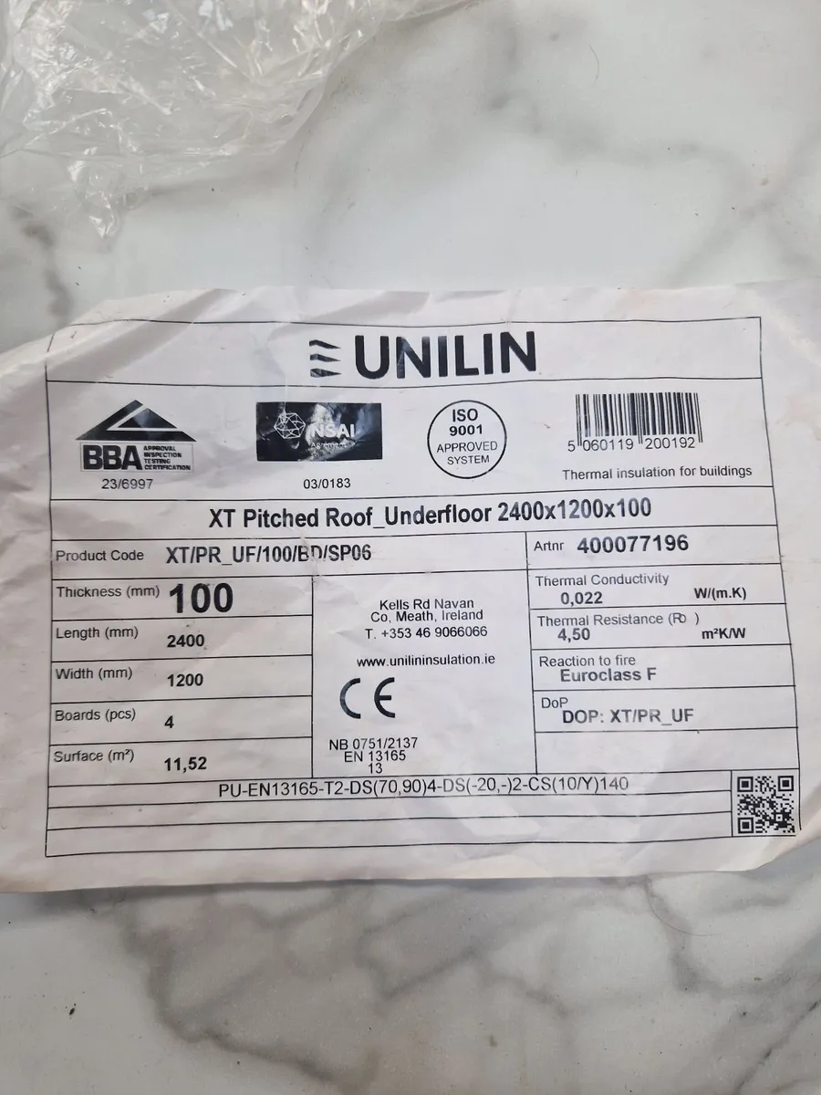 Unilin XT/PR_UF Pitched Roof and Underfloor Insula - Image 2