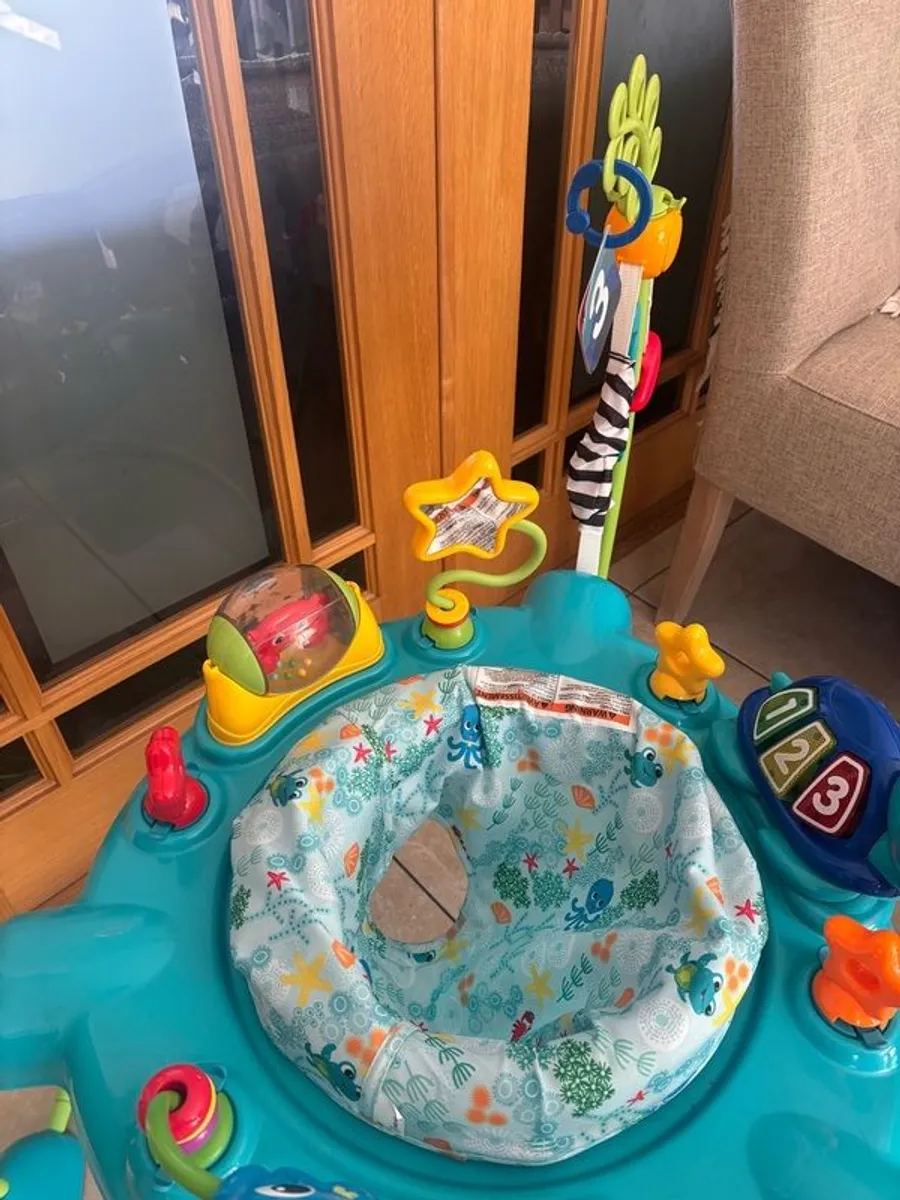 Baby Einstein Ocean Explorers Curiosity Cove 2-in-1 Activity Baby Jumper - Image 4