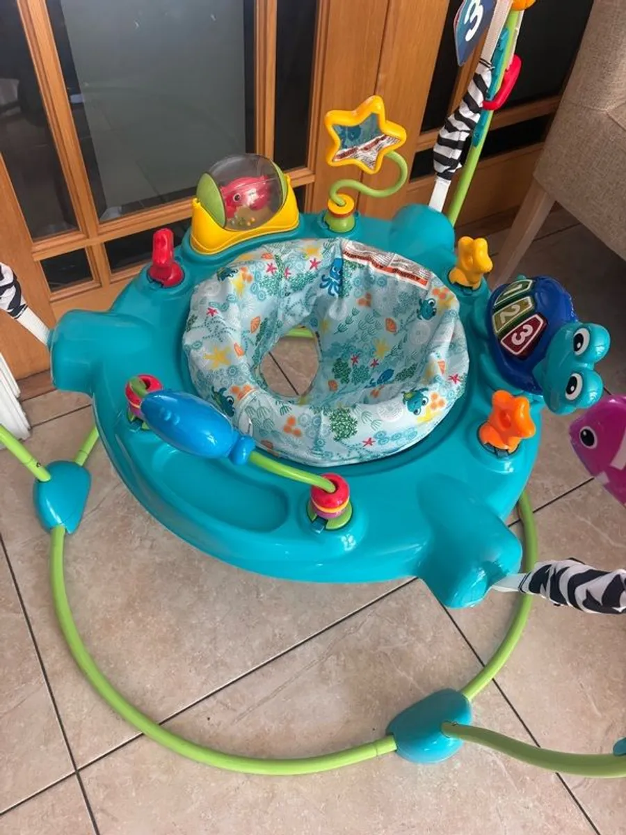 Baby Einstein Ocean Explorers Curiosity Cove 2-in-1 Activity Baby Jumper - Image 3