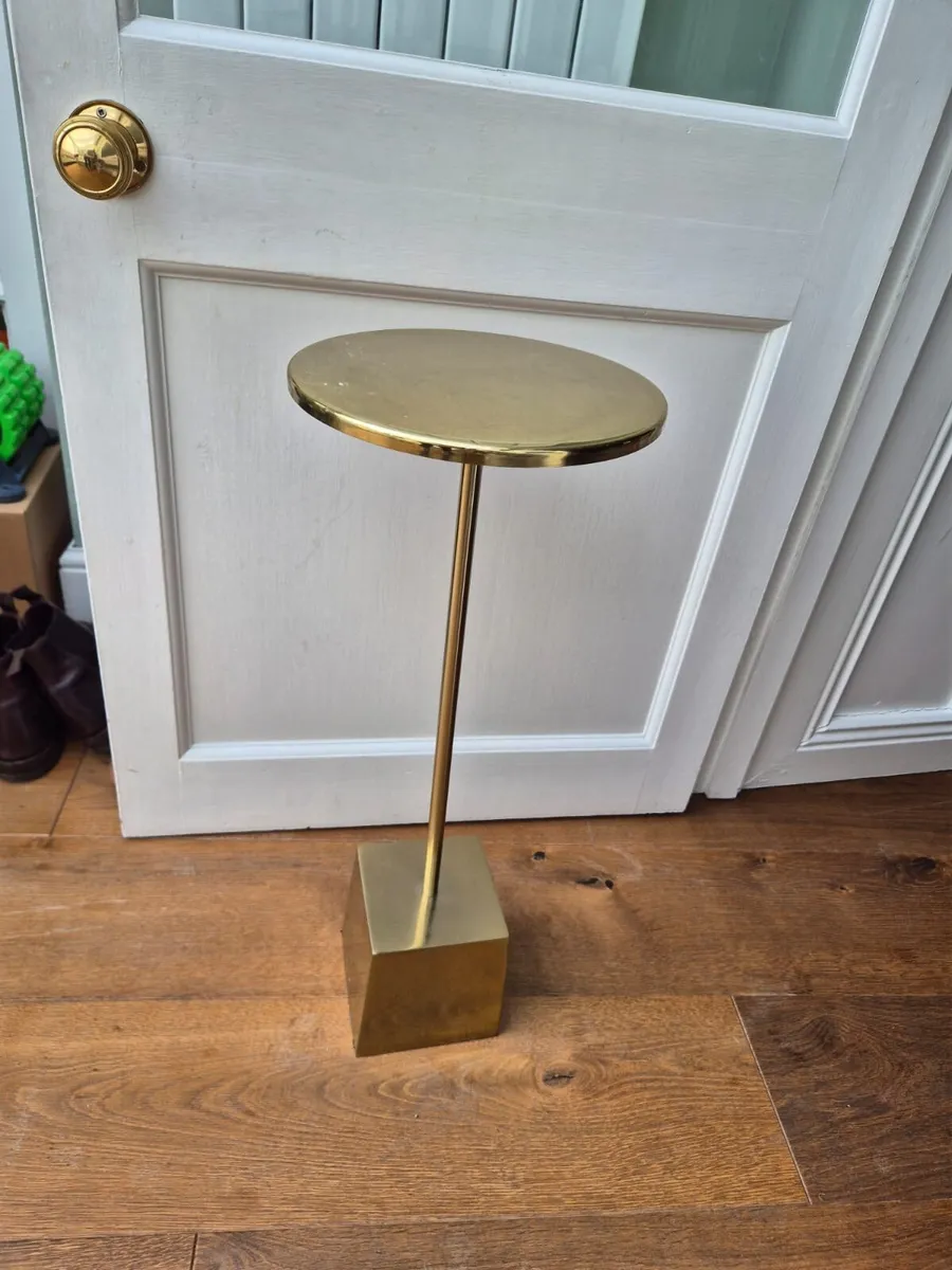 Brass side table / plant stand – free to collect - Image 1
