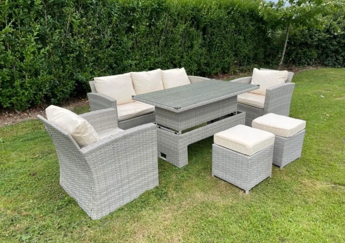 NEW GARDEN RATTAN FURNITURE - SOFAS - DELIVERY - Image 1