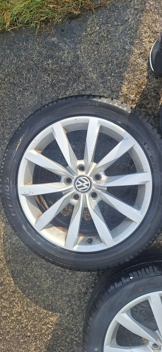 4x VW Alloys & Tyres - Image 4