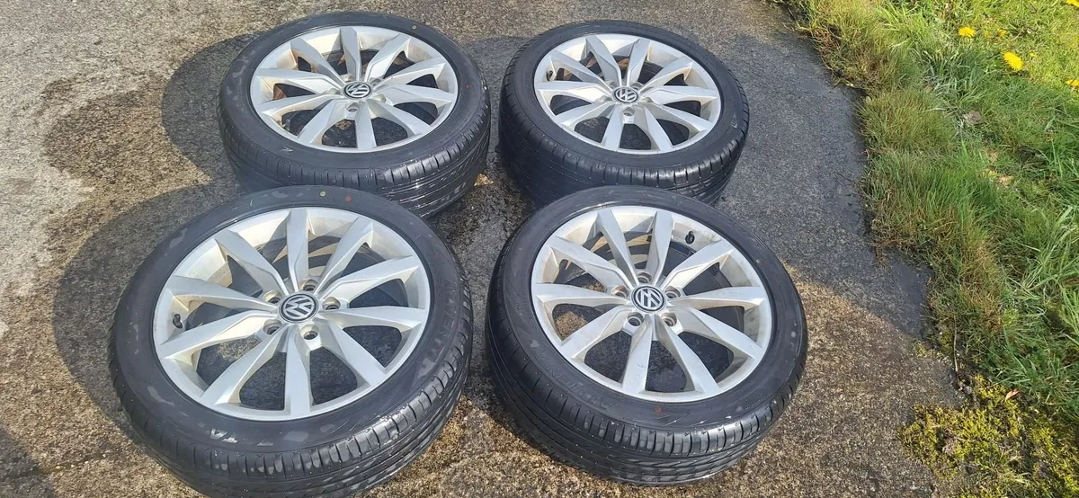 4x VW Alloys & Tyres - Image 1