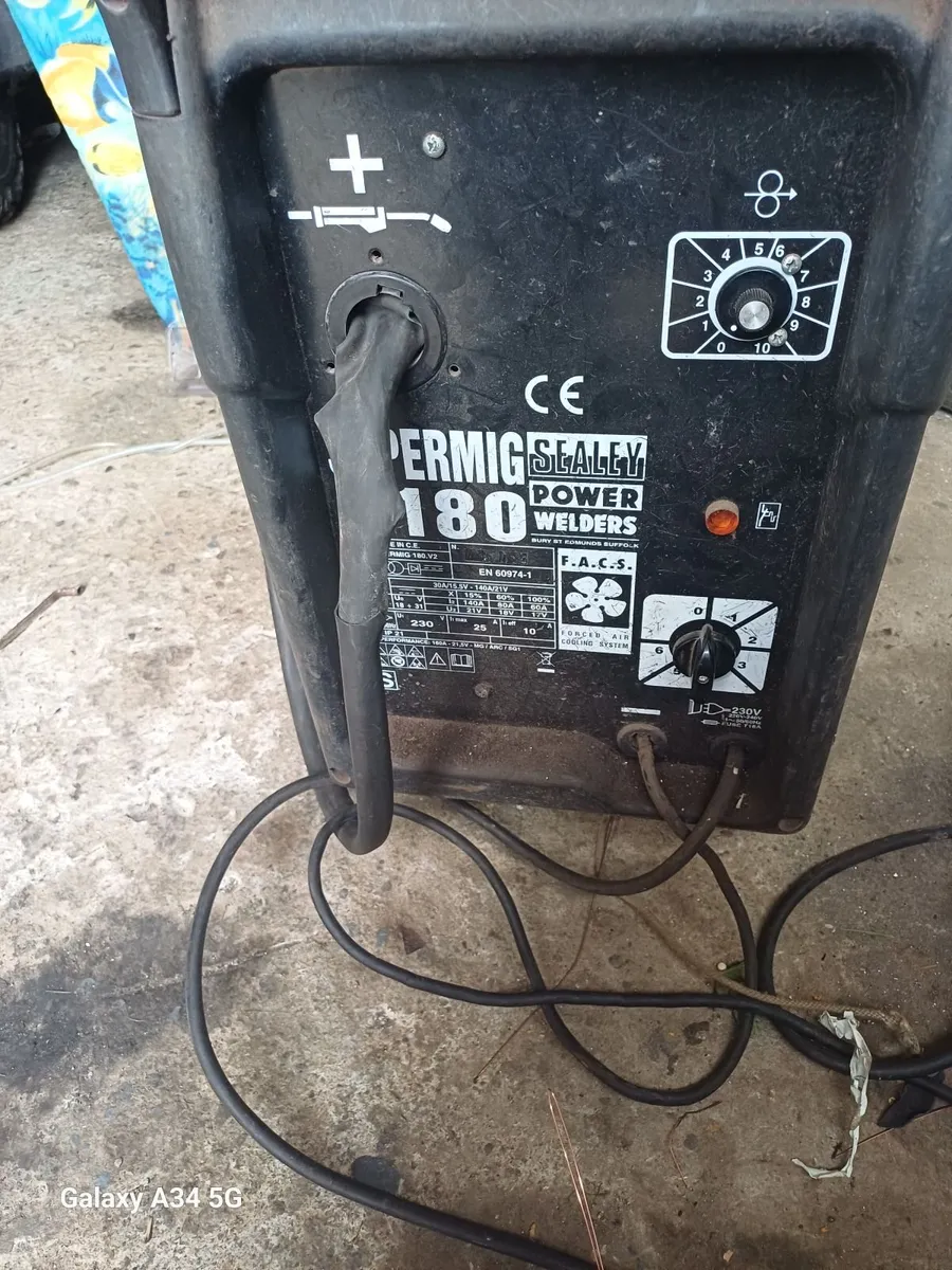 Mig Welder Sealey 180 - Image 3