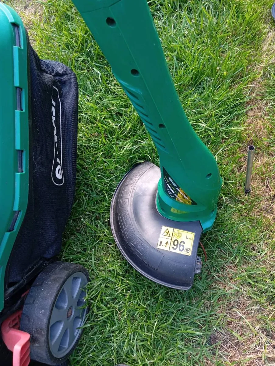 Quailcast electric lawnmower and strimmer set - Image 4