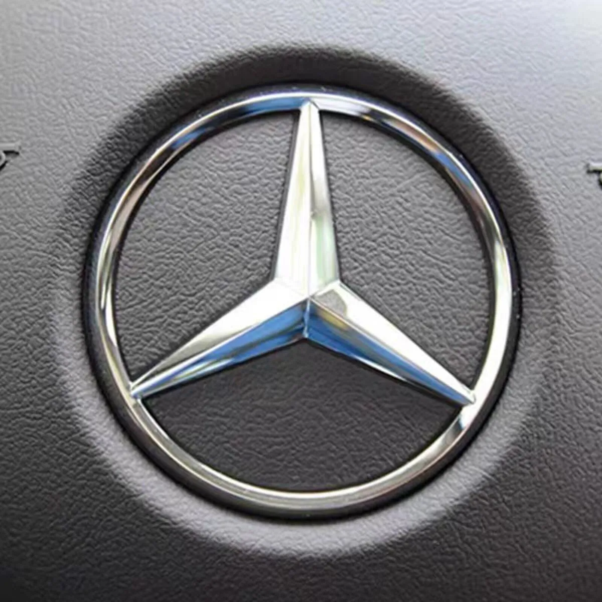 Mercedes Steering wheel emblem - FREE POST - Image 1