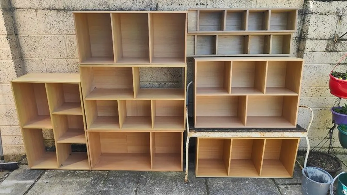 Bookshelves, Desk & Chair (Free to Collect) - Image 1