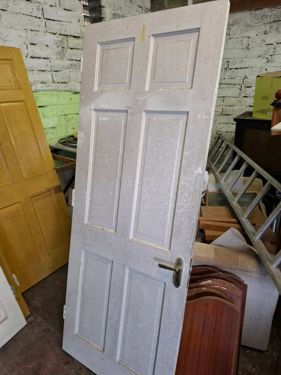 8 x 6 panel internal door - Image 1