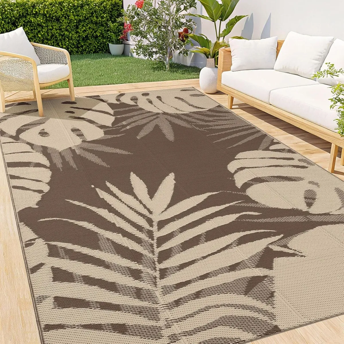 Waterproof Outdoor Rug Anti-slip Reversible - Image 1