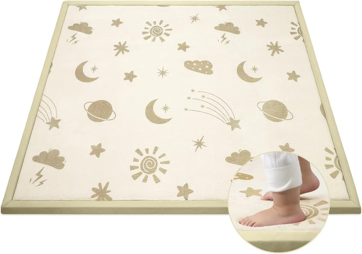 Baby Play Mat for Crawling and 150 x 180cm 3cm - Image 1