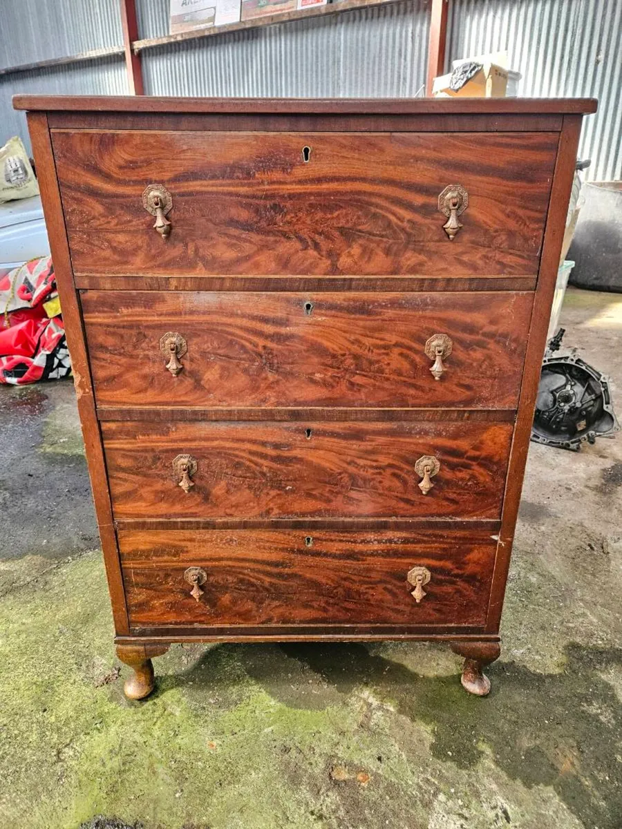 Antique dresser unit - Image 1