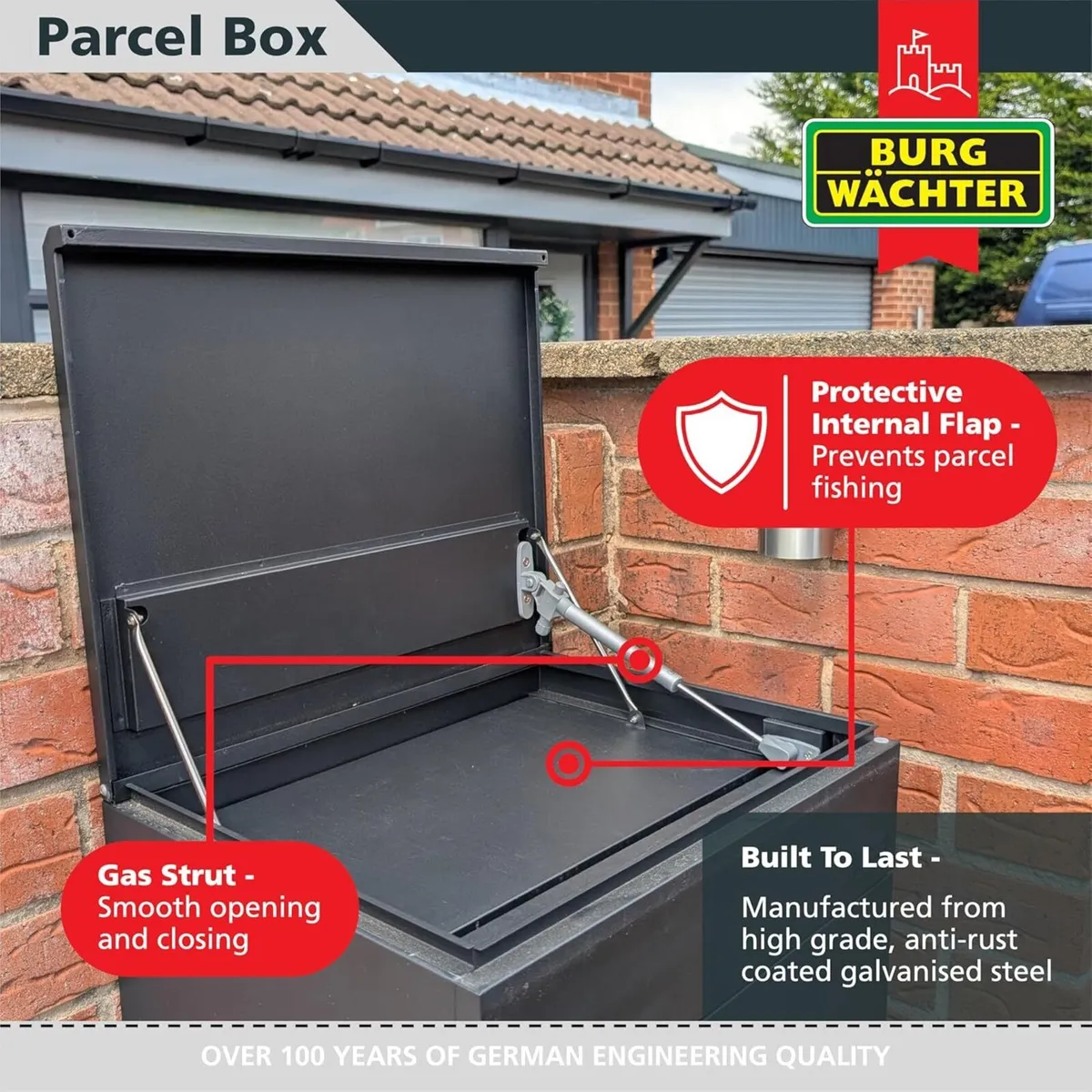 Burg Wachter Outdoor Wall Mounted Large Secure - Image 3