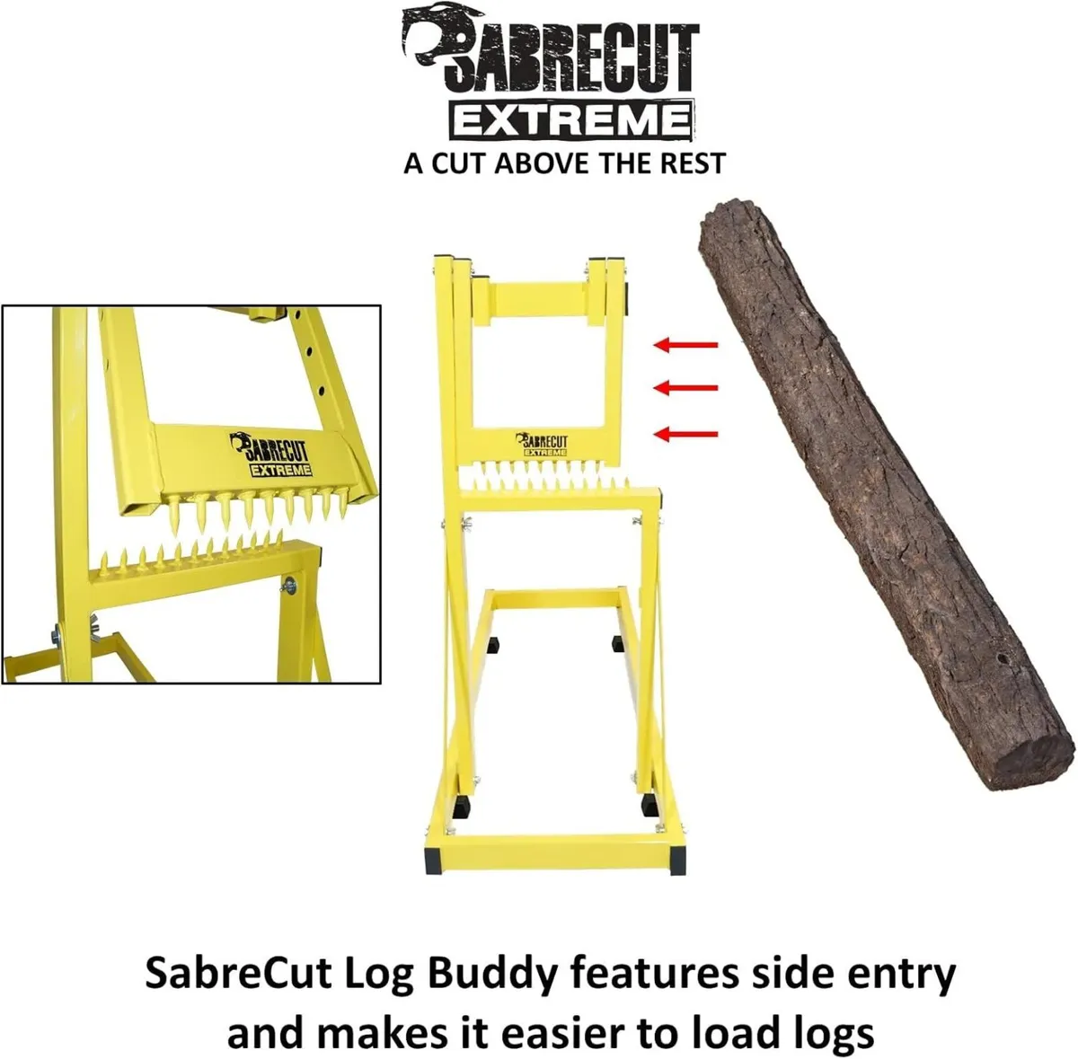SCLB01 Folding Log Buddy Saw Horse Smart Holder - Image 4