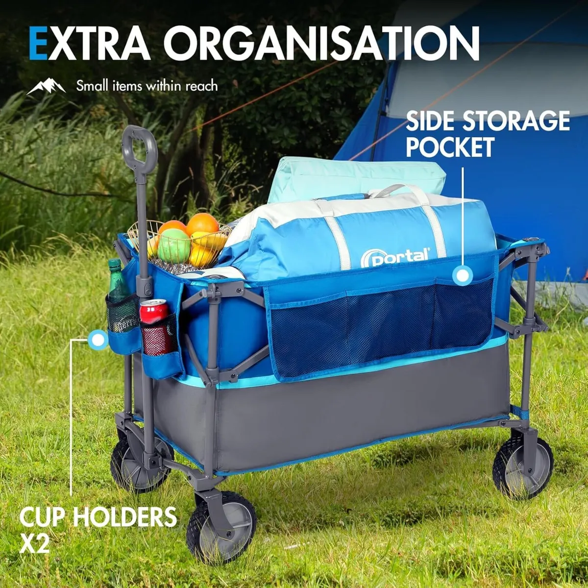 XL Deeper Festival Trolley on Wheels 228L Larger - Image 4