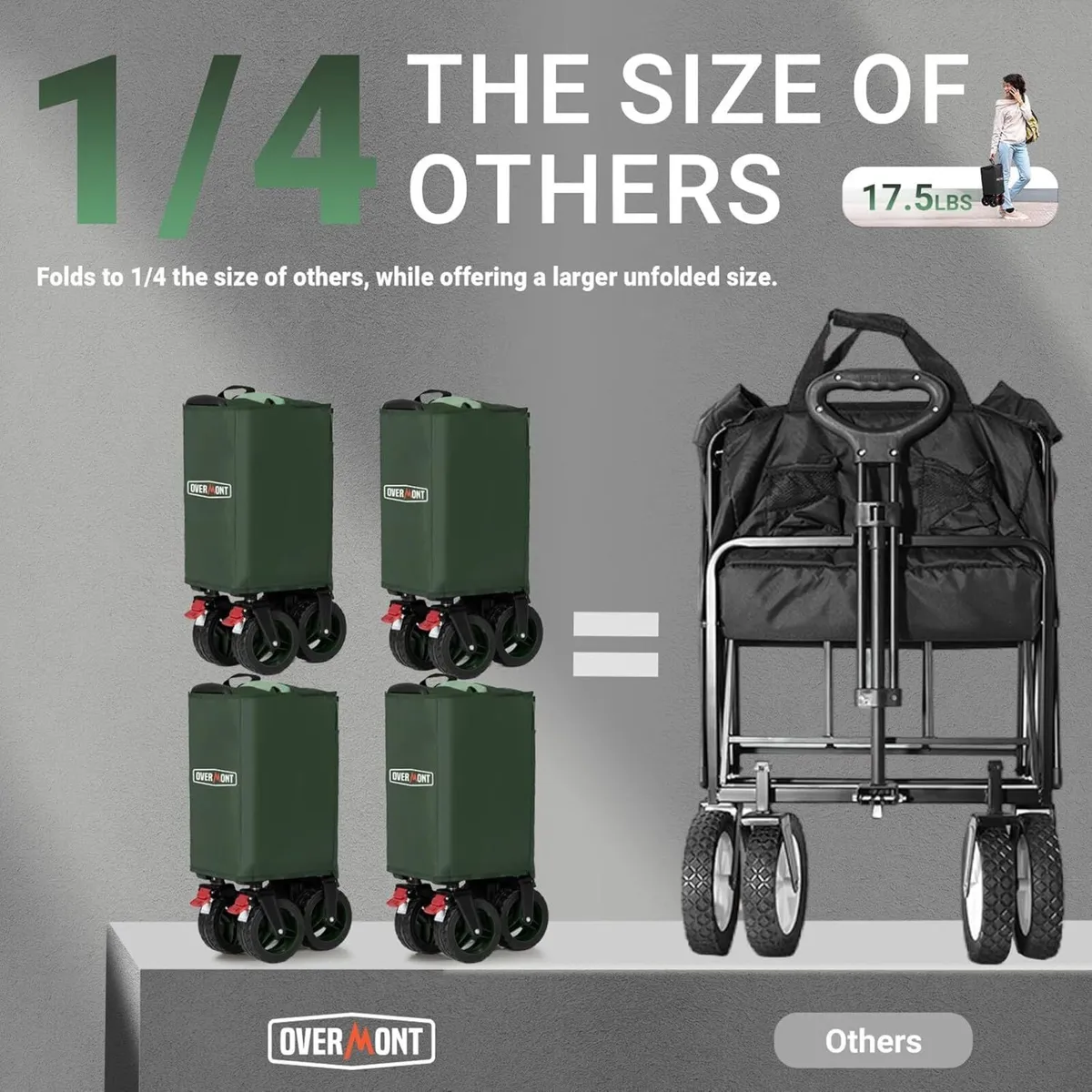 200L Folding Festival Trolley on Wheels – 150kg - Image 4