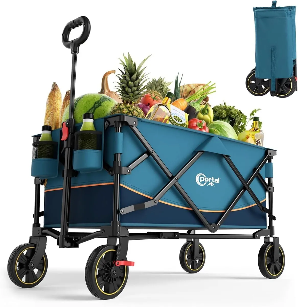 Festival Trolley on Wheels Camping Cart with - Image 1