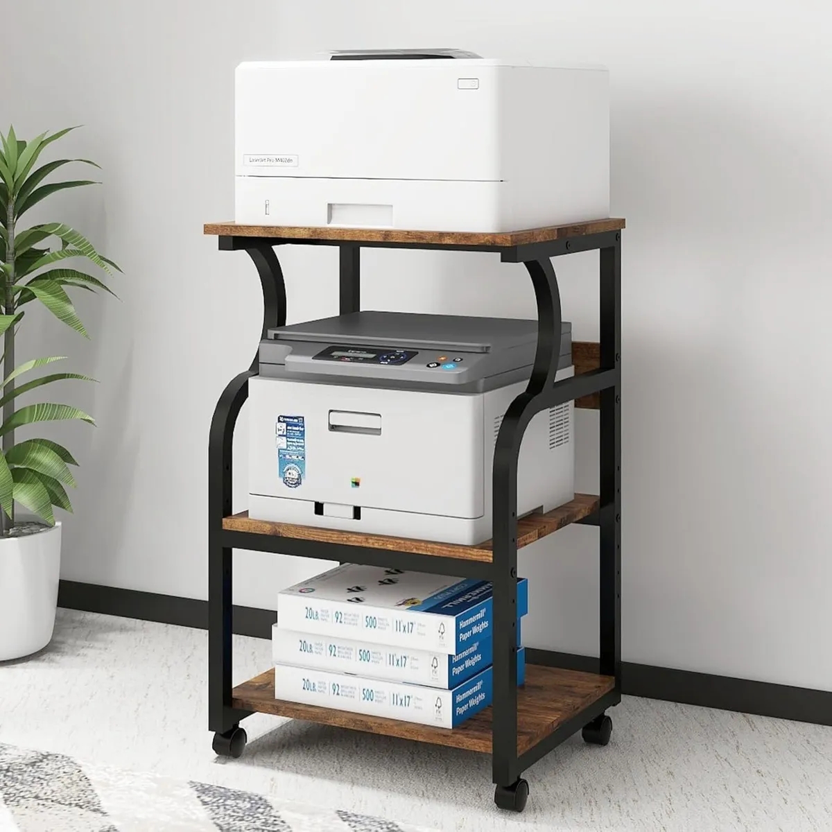 50x40x73cm Large Printer Stand Table Storage Unit - Image 1