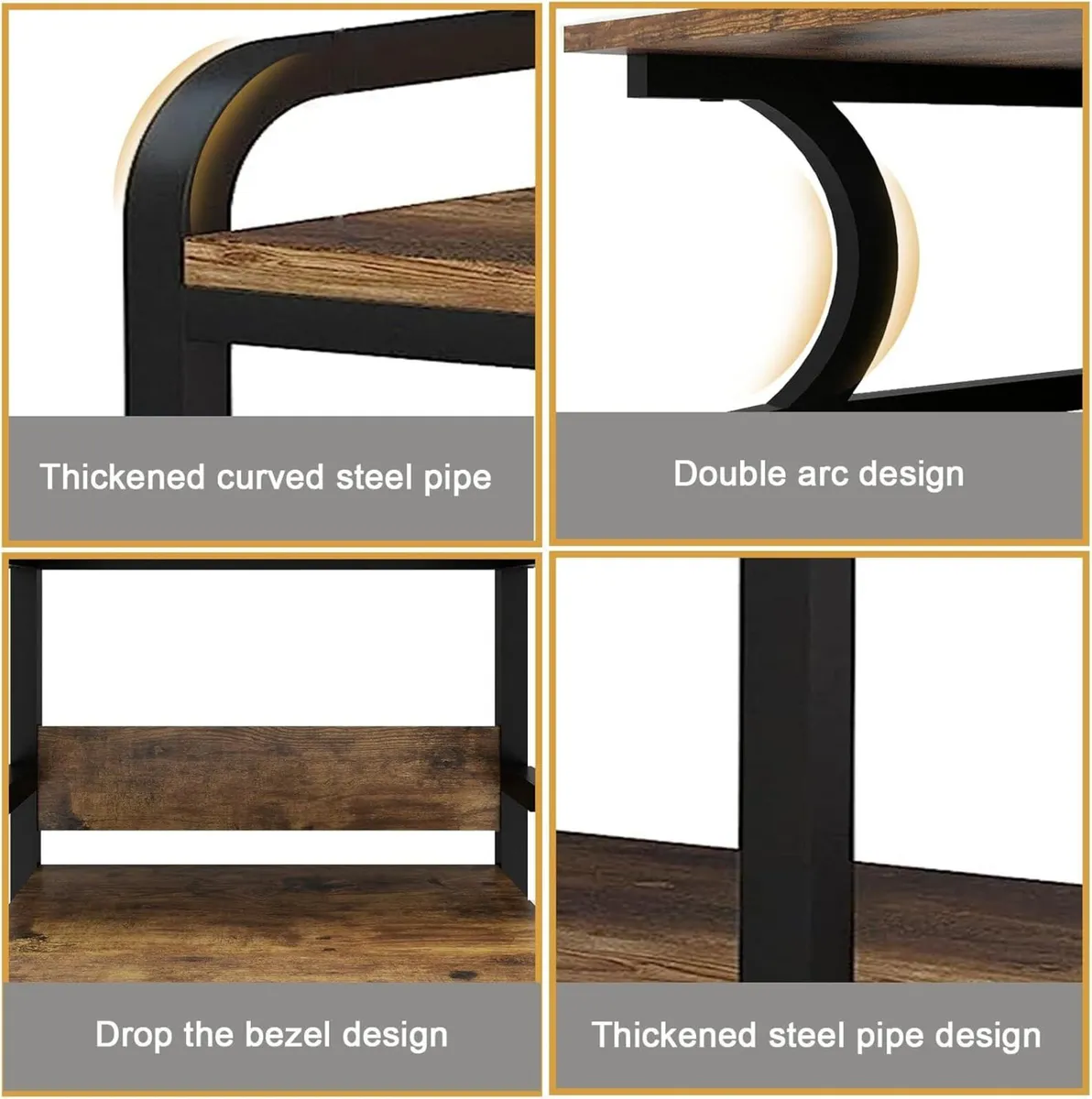 50x40x73cm Large Printer Stand Table Storage Unit - Image 4