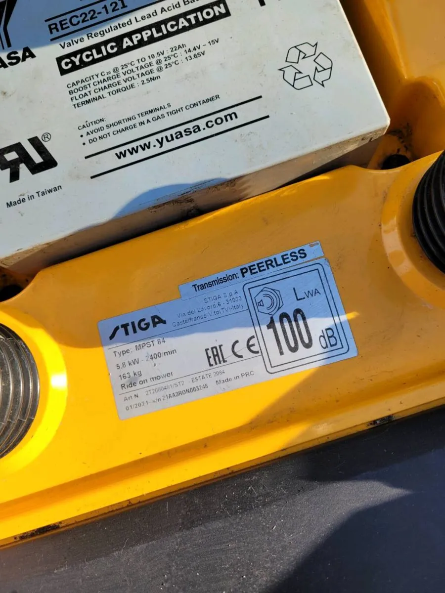 Stiga estate rideon - Image 4