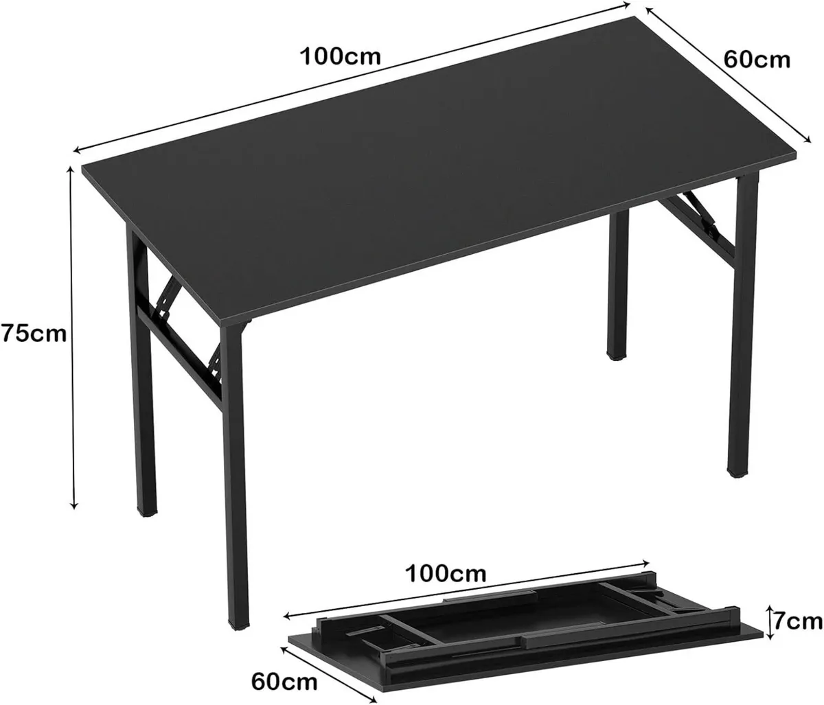 Folding Computer Desk Portable Table Desks for - Image 3