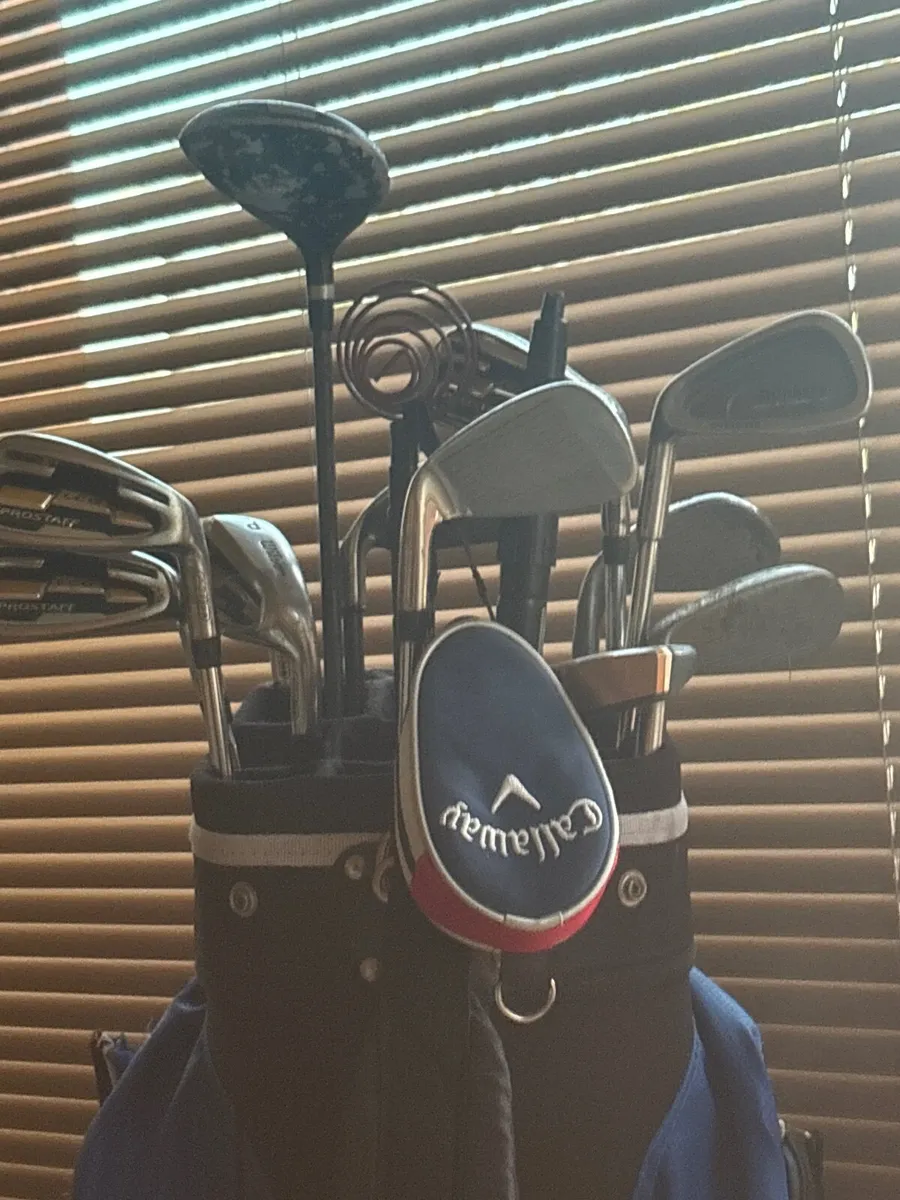 Golf clubs and custom bag - Image 2