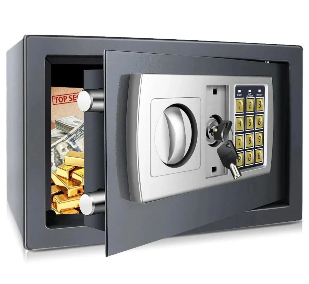 NEW 8.5L Secure Digital Steel Safe 31x20x20cm - Image 1