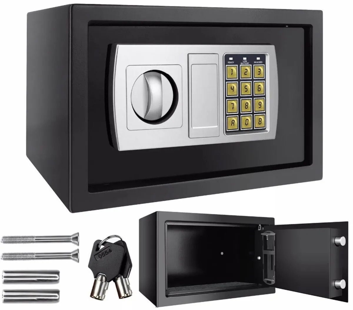 NEW 8.5L Secure Digital Steel Safe 31x20x20cm - Image 3