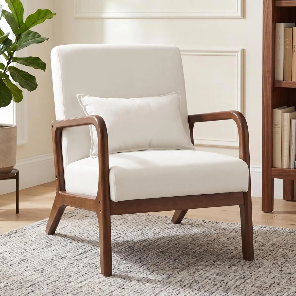 Armchair Modern Accent Chair with Pillow Comfy - Image 1