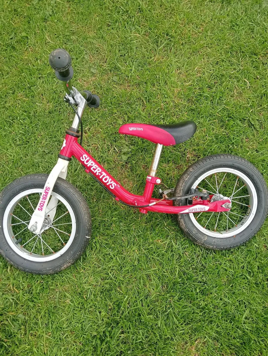Kids balance bike with brake - Image 1
