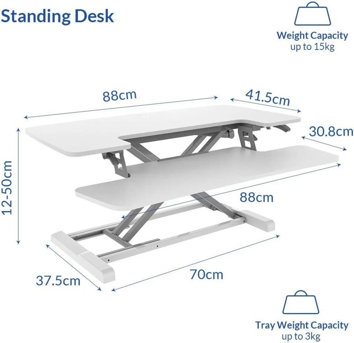 Standing Desk Converter Sit to Stand up Riser - Image 3