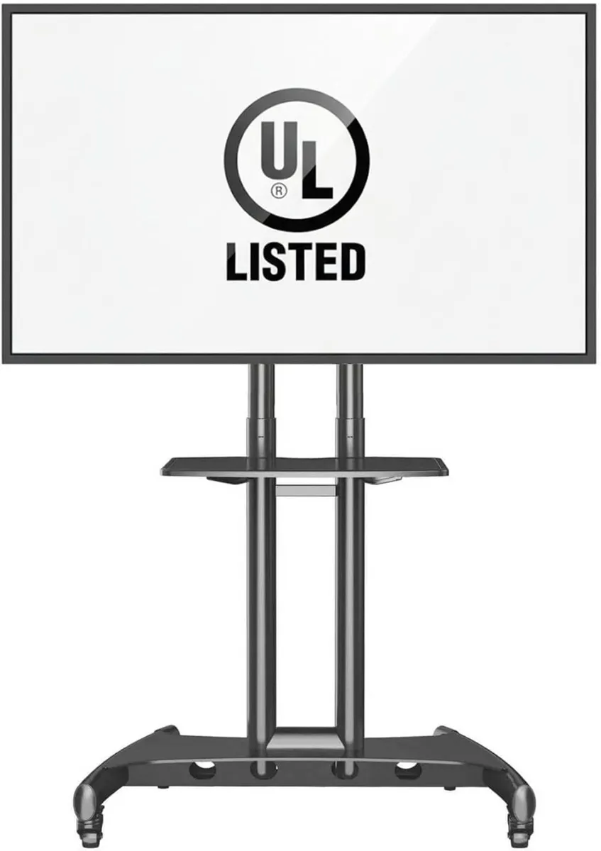 Mobile TV Cart on Wheels for 32'' to 75 inch LCD - Image 2