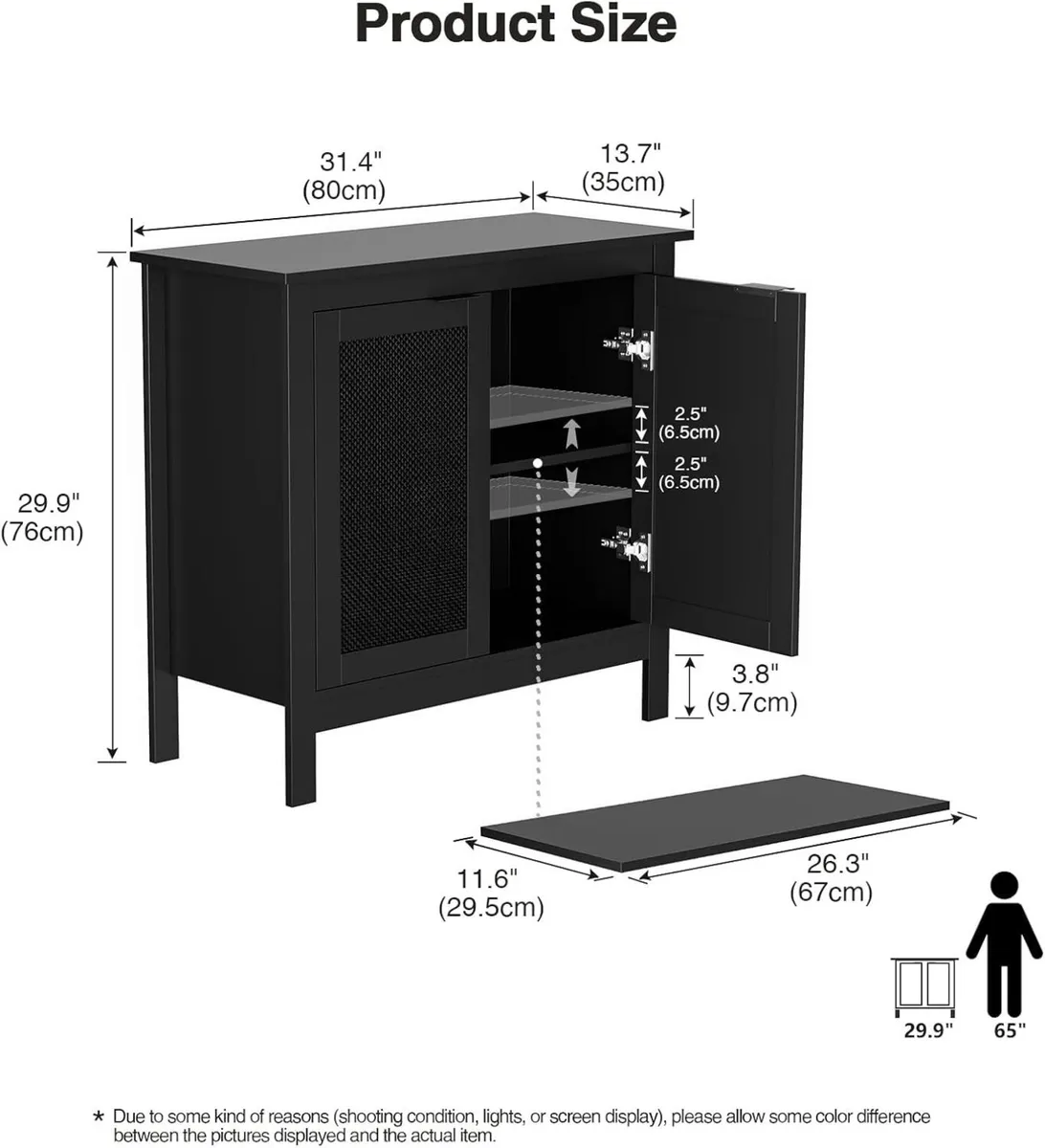 Sideboard Storage Cabinet Modern Kitchen Cupboard - Image 3