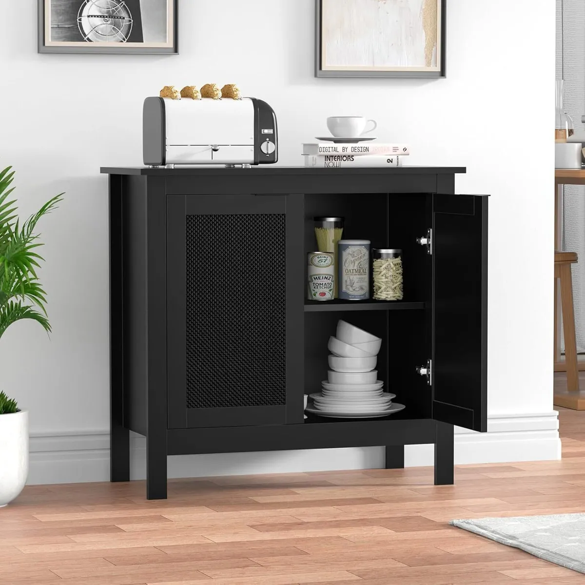 Sideboard Storage Cabinet Modern Kitchen Cupboard - Image 4
