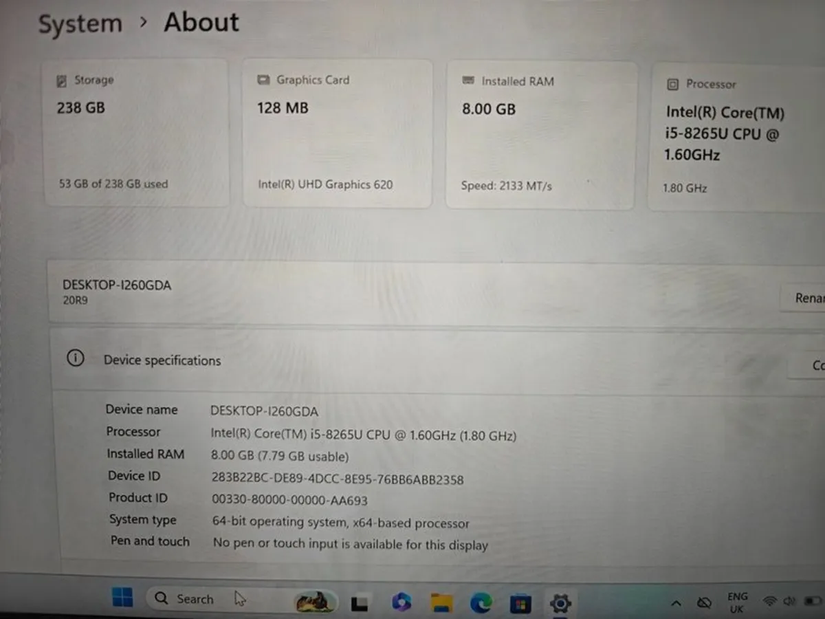 Great Lenovo Thinkbook 13s | i5 | 8GB | 256GB | - Image 3