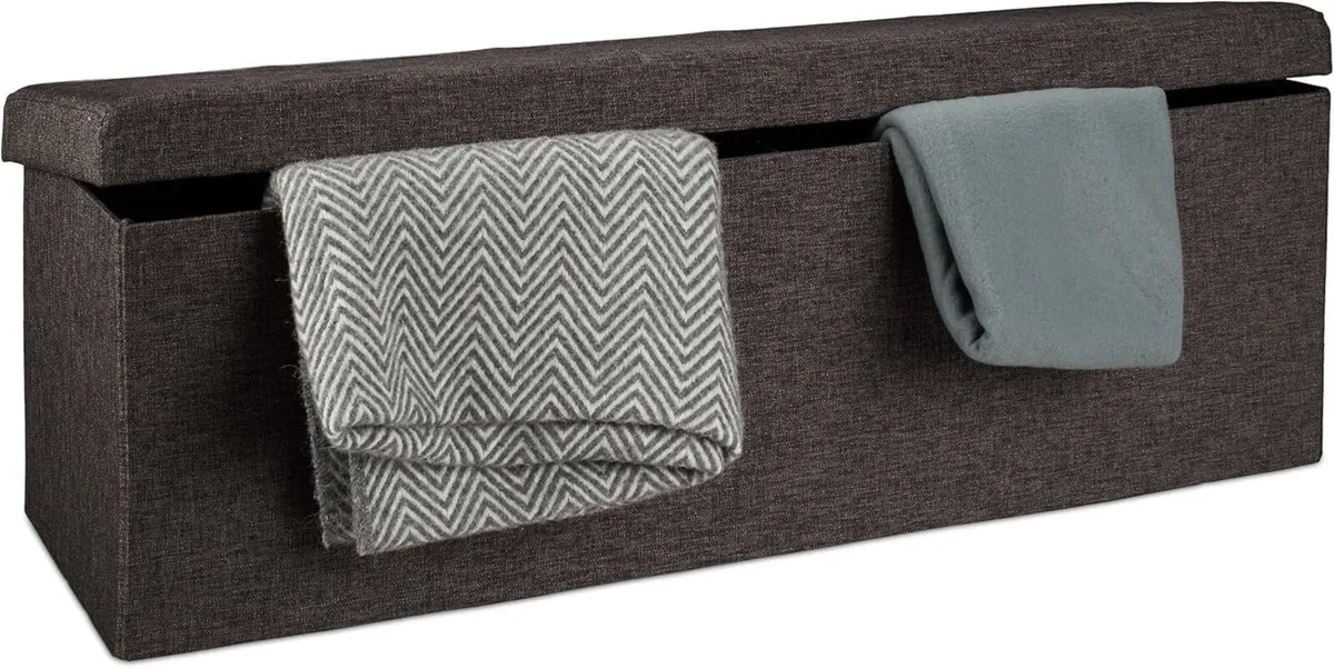 Folding Storage Bench XL 38 x 114 cm Foldable - Image 4