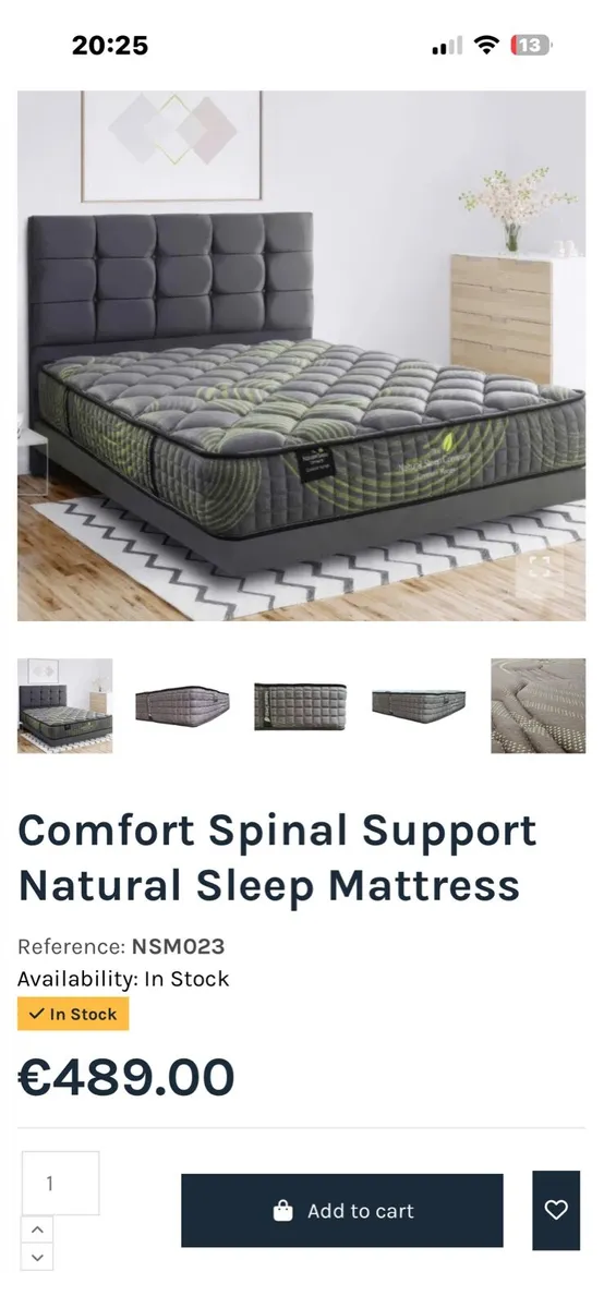 natural sleep mattress - Image 1