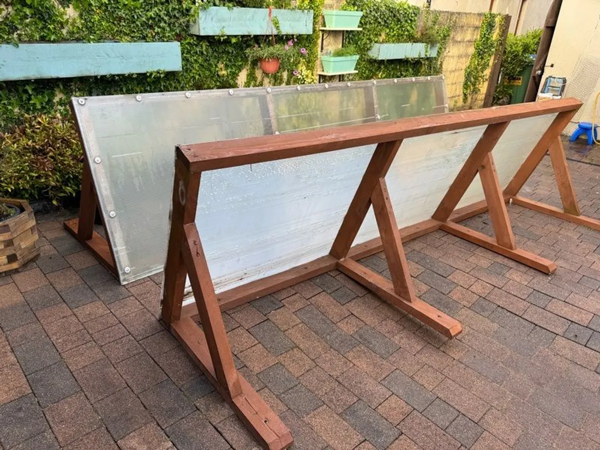 Wooden wall-mounted canopy - Image 3