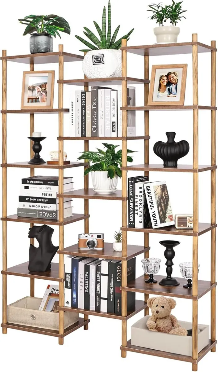Shelving Unit Cube Storage with 17 Shelves Tall - Image 1
