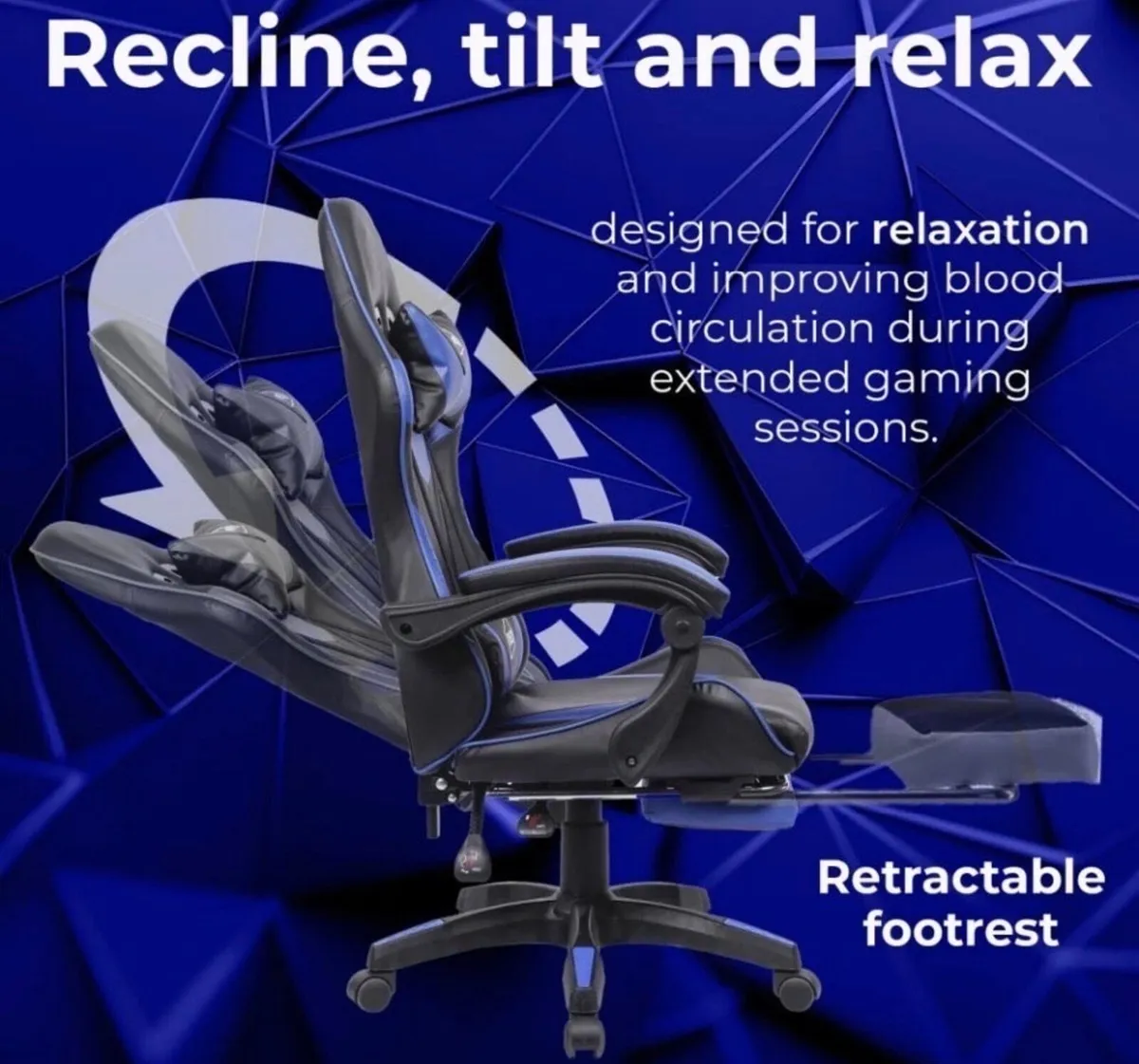 New Gaming Chair Office Reclining Chair - Image 4