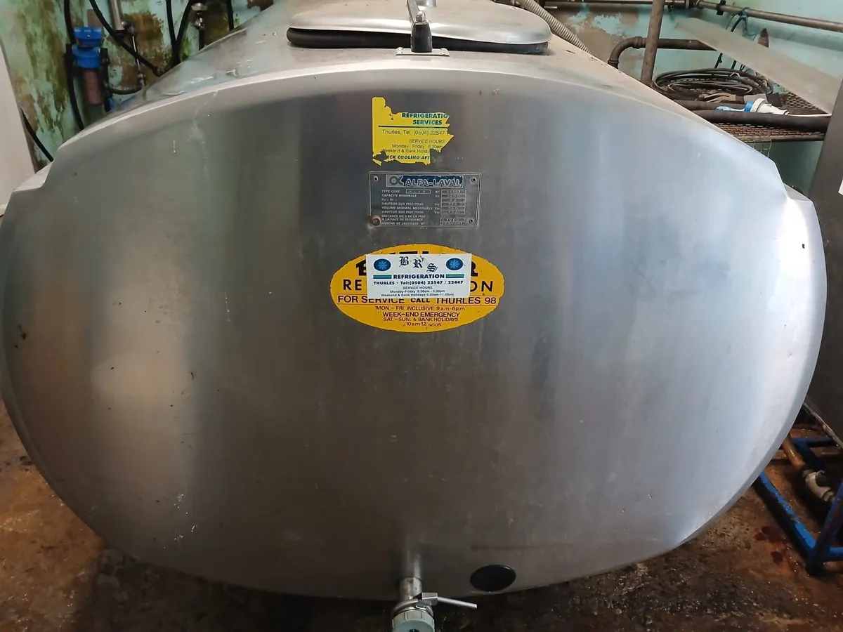 2500 Litre Milk Bulk tank