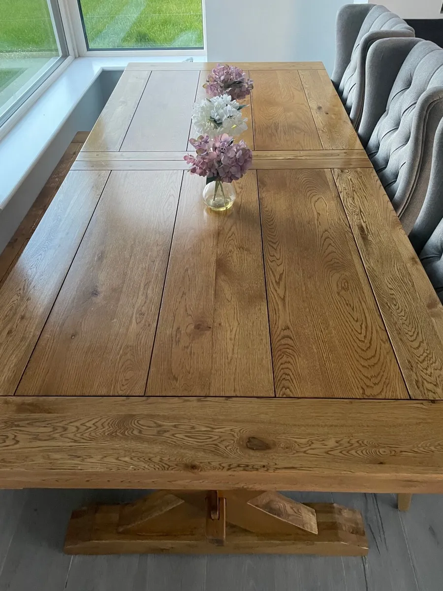 Dining Table , bench & chairs - Image 1