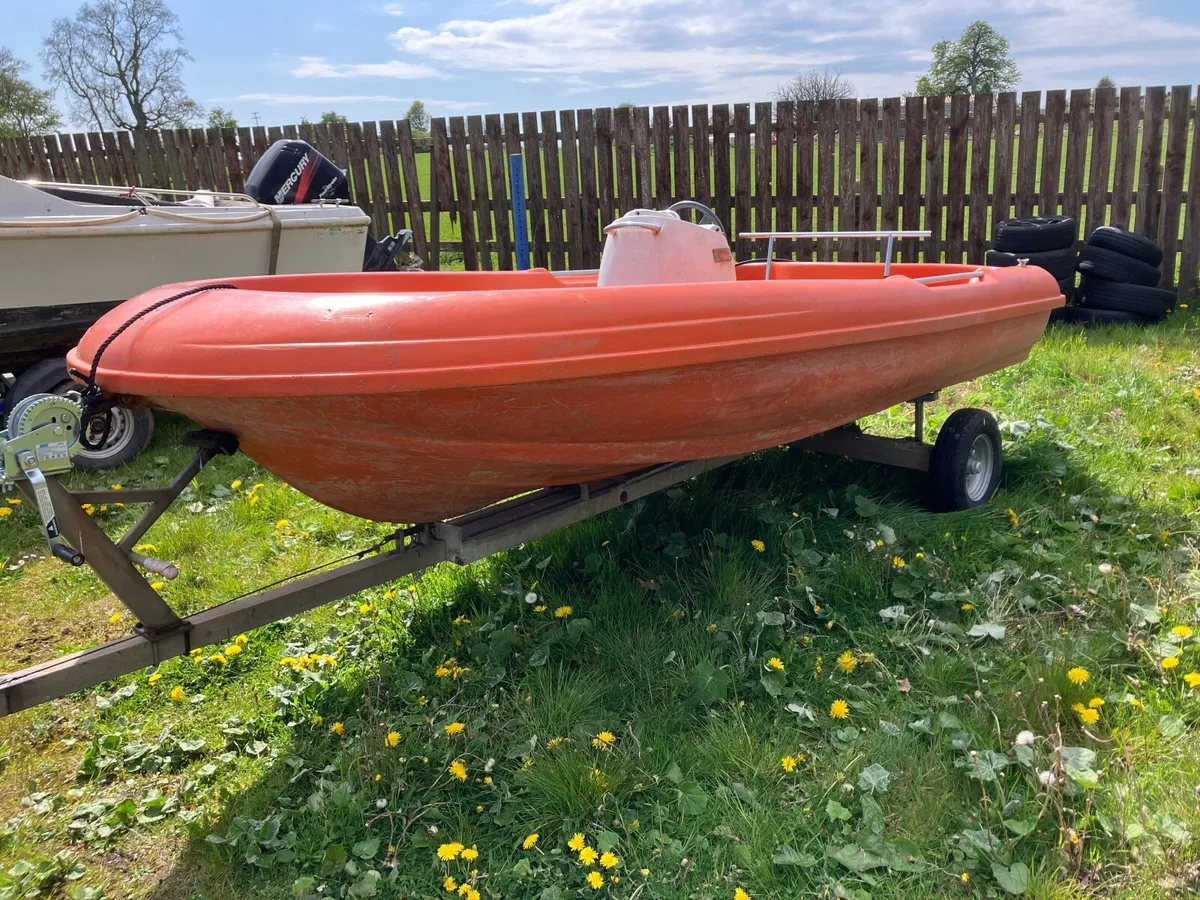 BOAT 4 METRE RIGIFLEX+CONSLE+TRAILER €2450 - Image 3