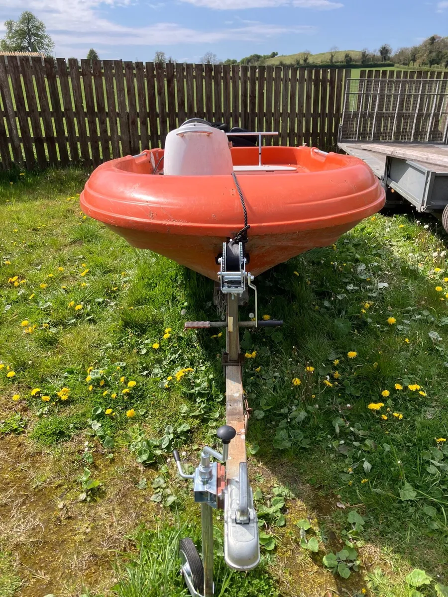 BOAT 4 METRE RIGIFLEX+CONSLE+TRAILER €2450 - Image 4