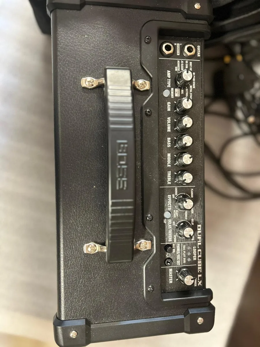Boss dual cube lx busking practice amplifier - Image 2